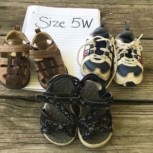 Nike, Lands End, Stride Rite 5W toddler shoes bndl